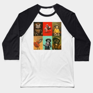 Wild West Animals Baseball T-Shirt